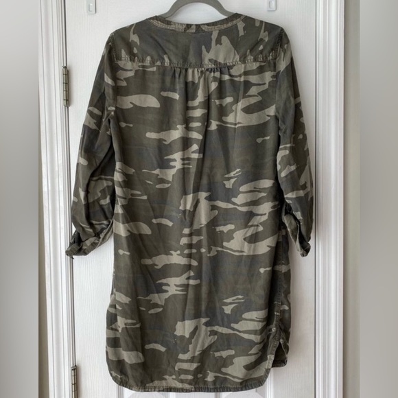 Express Camo Shirt Dress L - Picture 6 of 7
